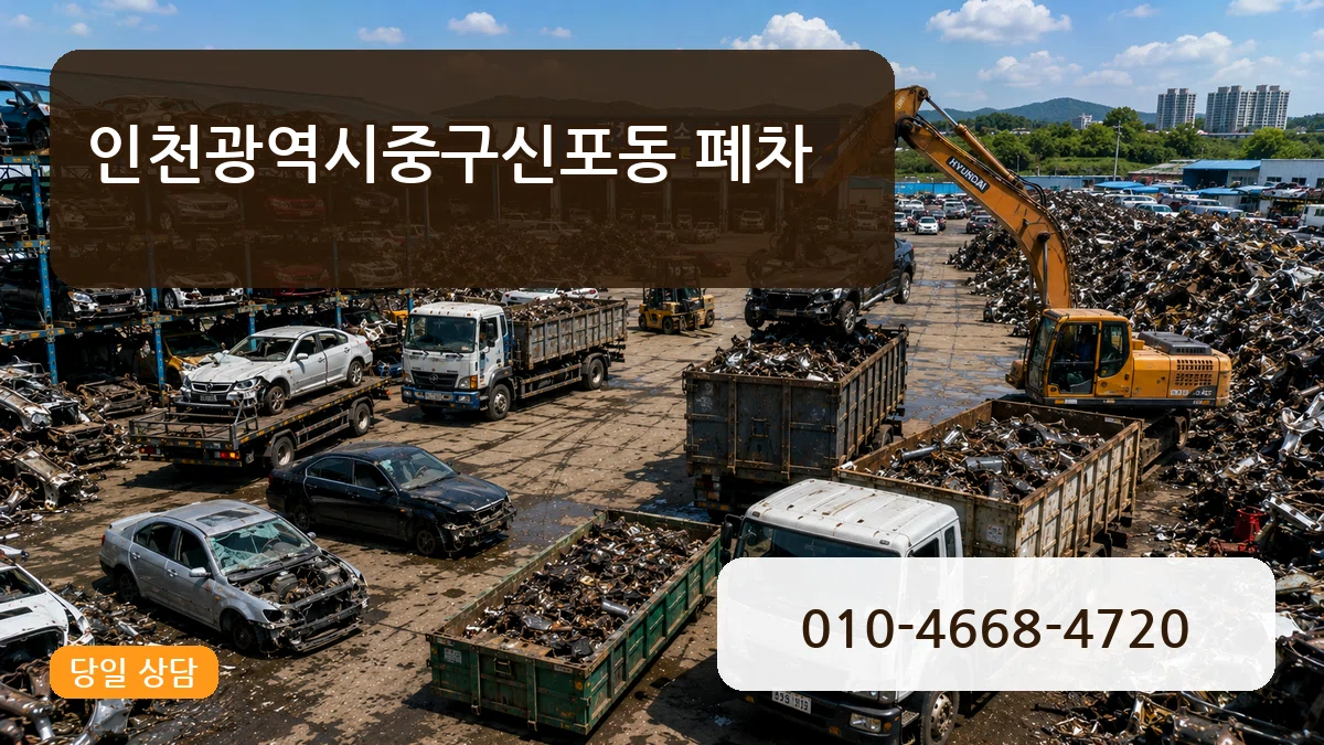 인천광역시중구신포동 폐차 비용형