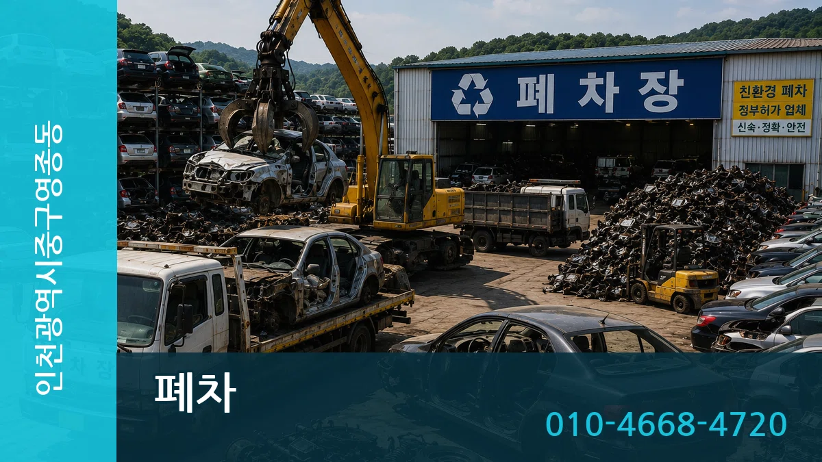 인천광역시중구영종동 폐차 주의사항형