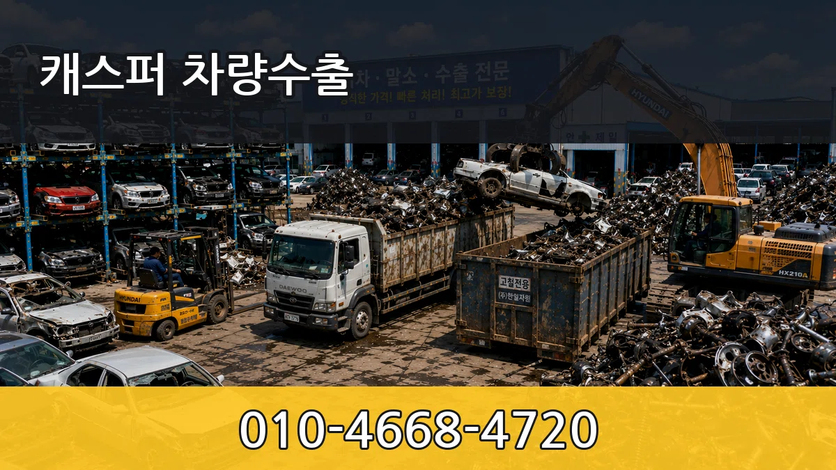 캐스퍼 차량수출 비용형