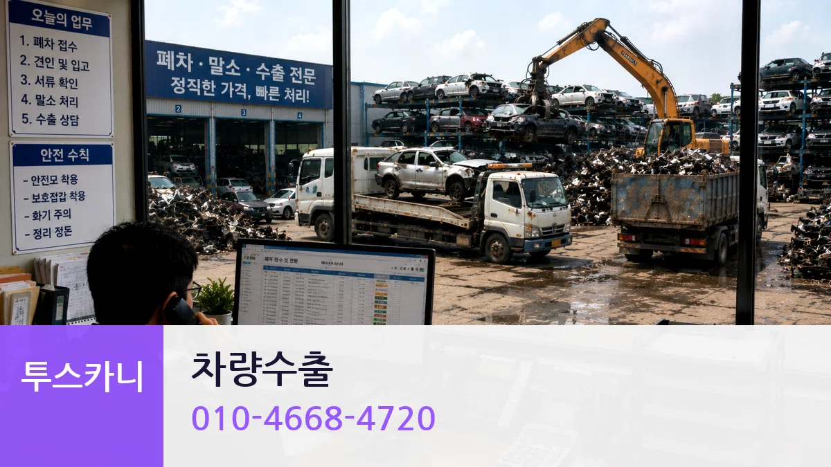 투스카니 차량수출 주의사항형