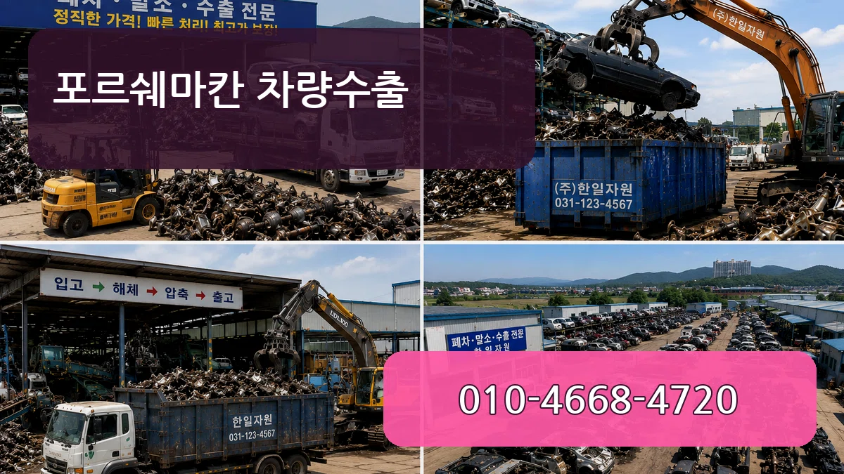 포르쉐마칸 차량수출 절차형