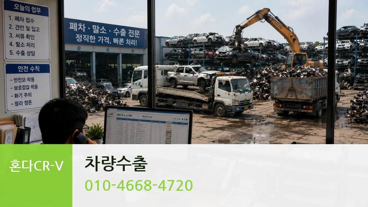 혼다CR-V 차량수출 비용형
