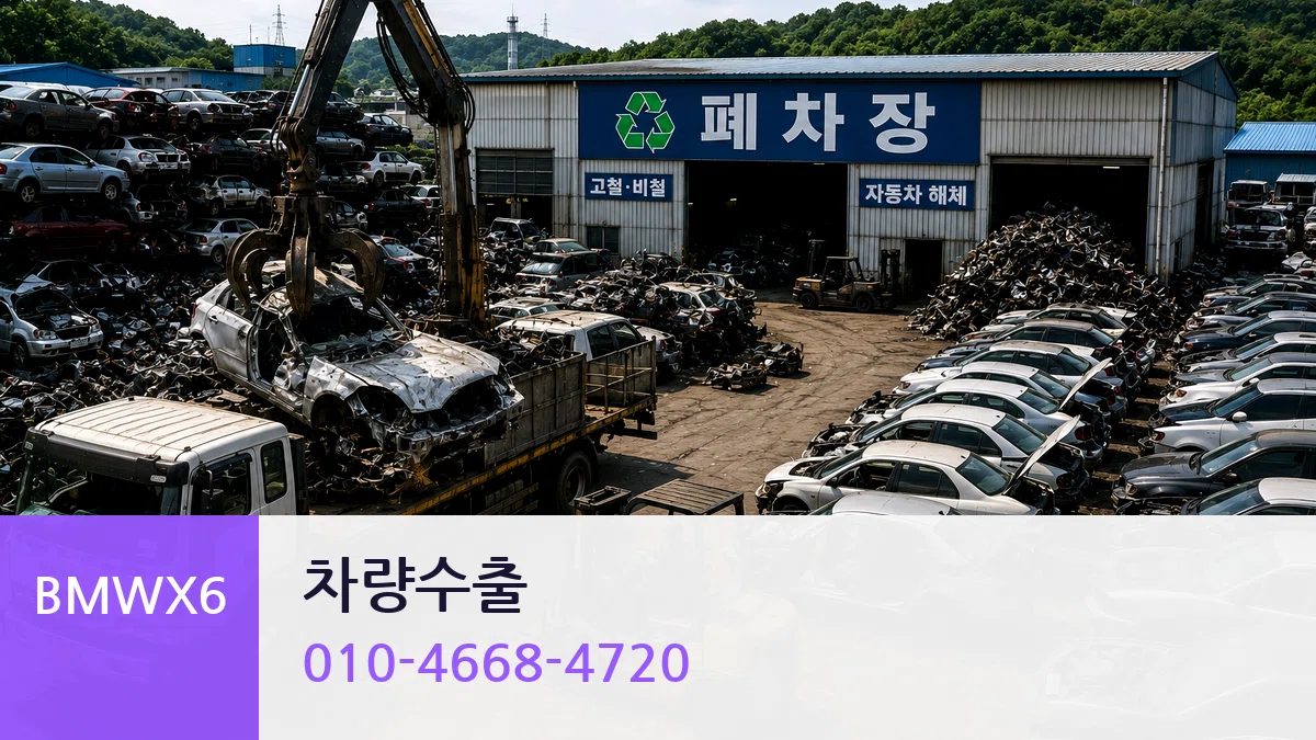 BMWX6 차량수출 정보형