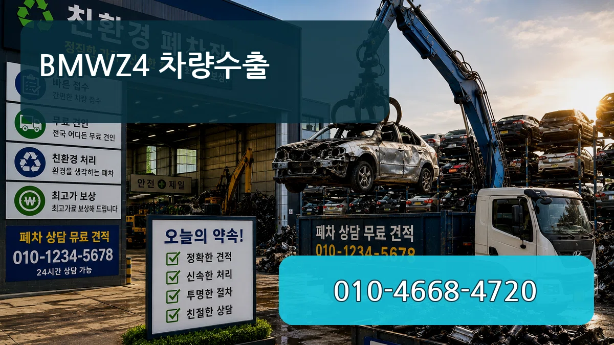 BMWZ4 차량수출 지역형