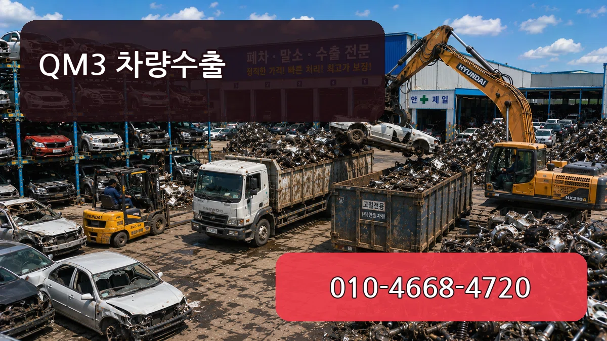 QM3 차량수출 비용형
