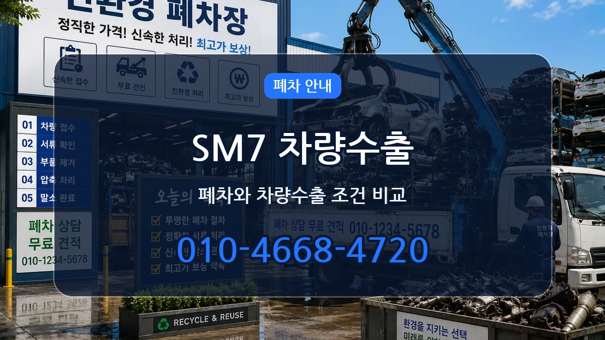 SM7 차량수출 지역형