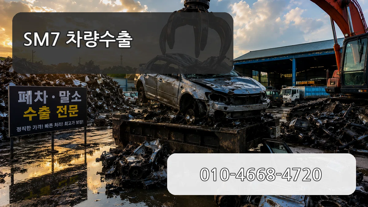 SM7 차량수출 SM7 차량수출 차량 처리 안내 이미지 3