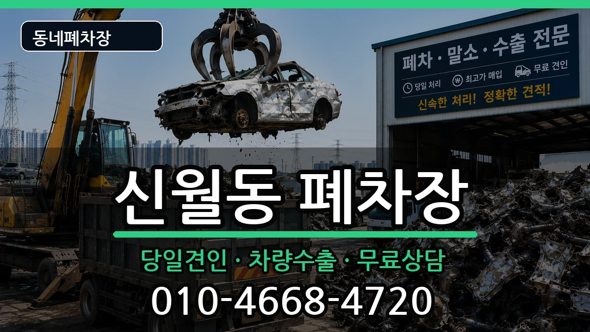 서울특별시양천구신월동 폐차 차량 처리 안내 이미지 1