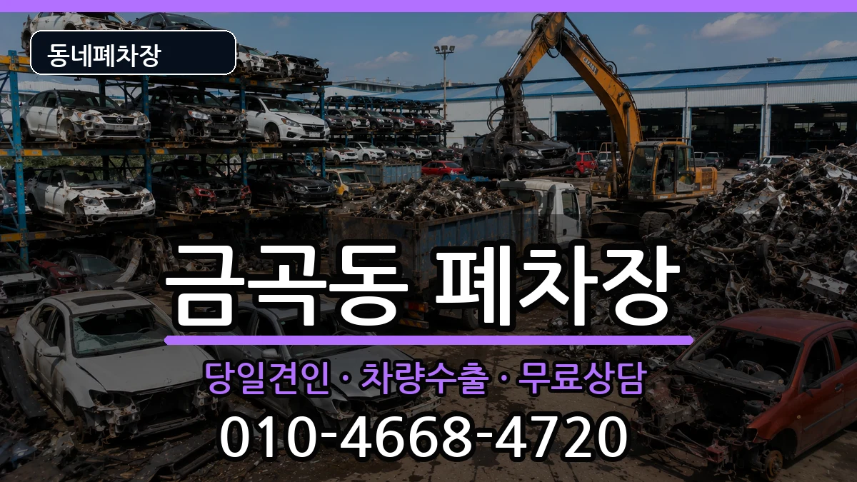 경기도성남시분당구금곡동  폐차 서류형