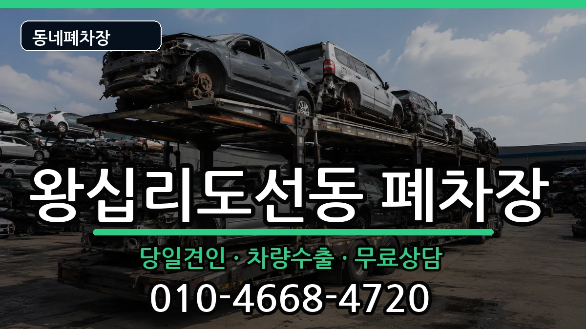 서울특별시성동구왕십리도선동  폐차 주의사항형