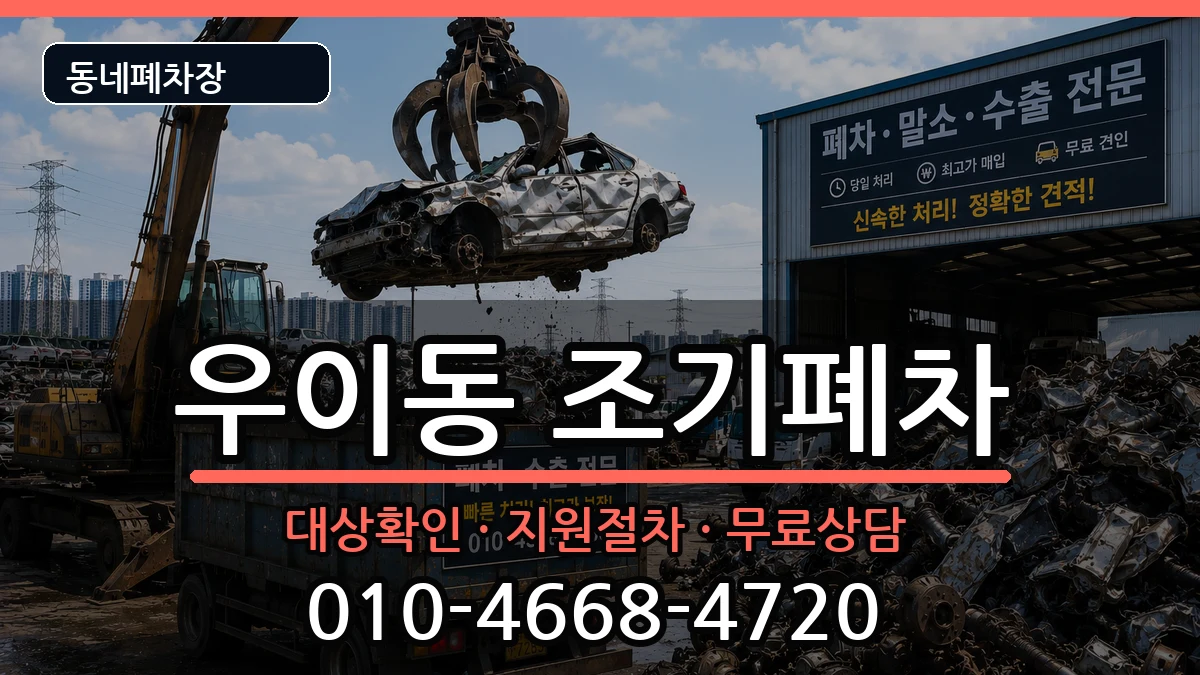 서울특별시강북구우이동 조기폐차 차량 처리 안내 이미지 3