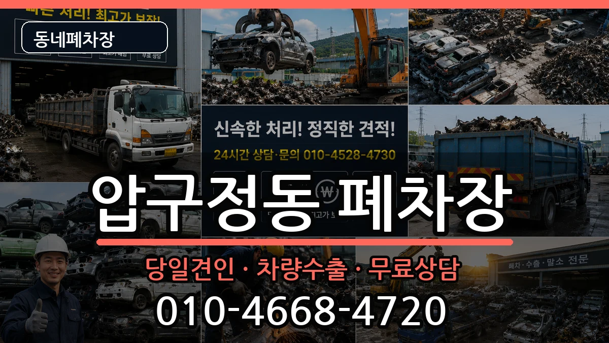 서울특별시강남구압구정동  폐차 비교형