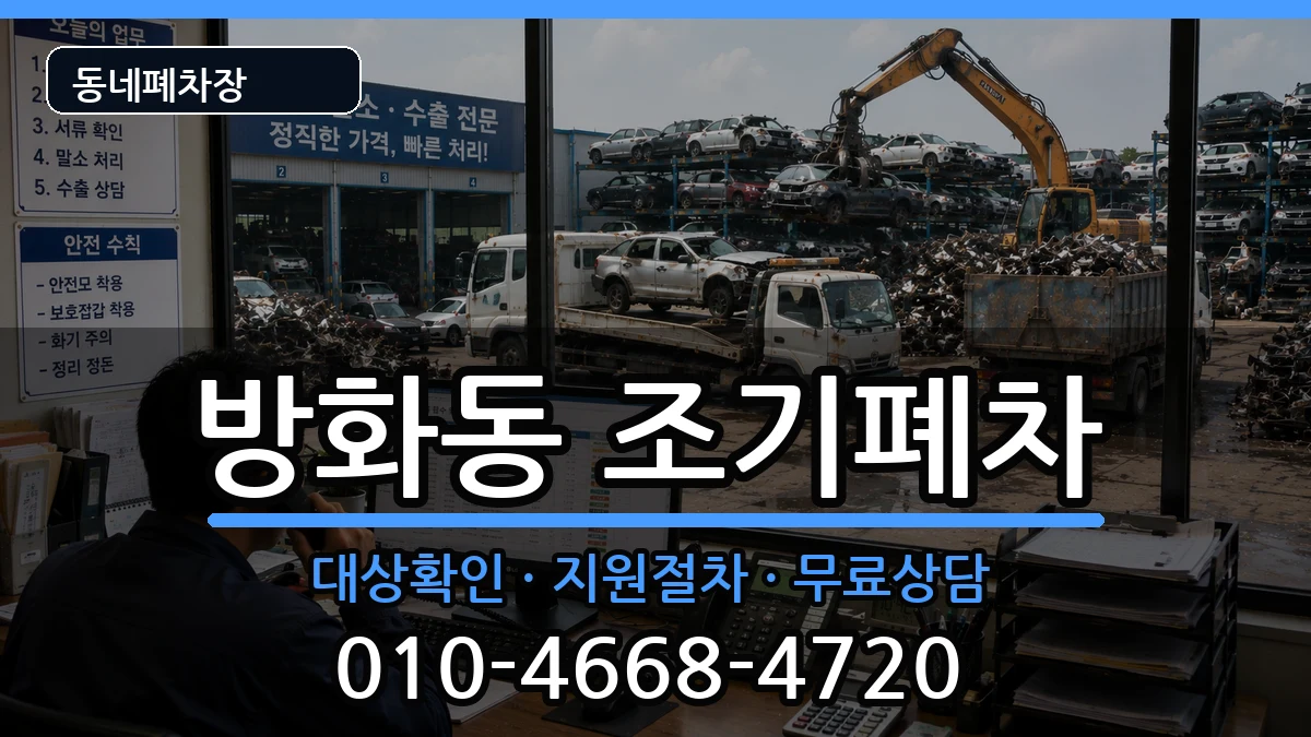 서울특별시강서구방화동 조기폐차 서울특별시강서구방화동 조기폐차 차량 처리 안내 이미지 3