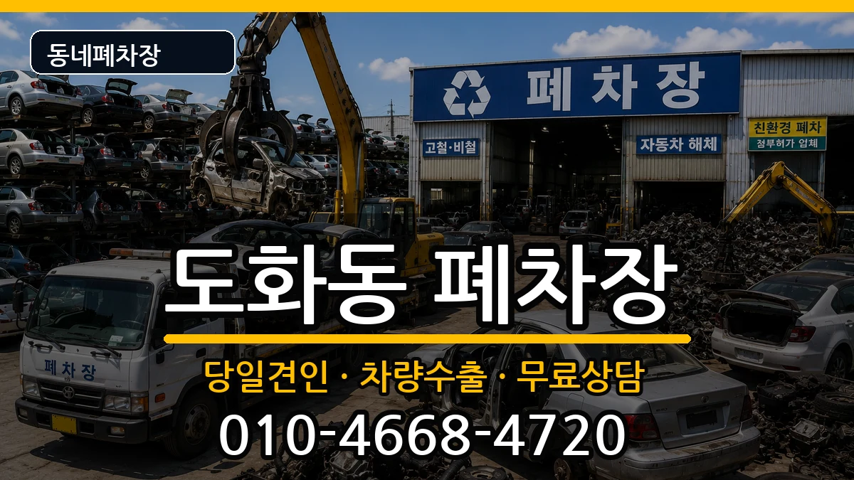 서울특별시마포구도화동 폐차 서울특별시마포구도화동 폐차 차량 처리 안내 이미지 3