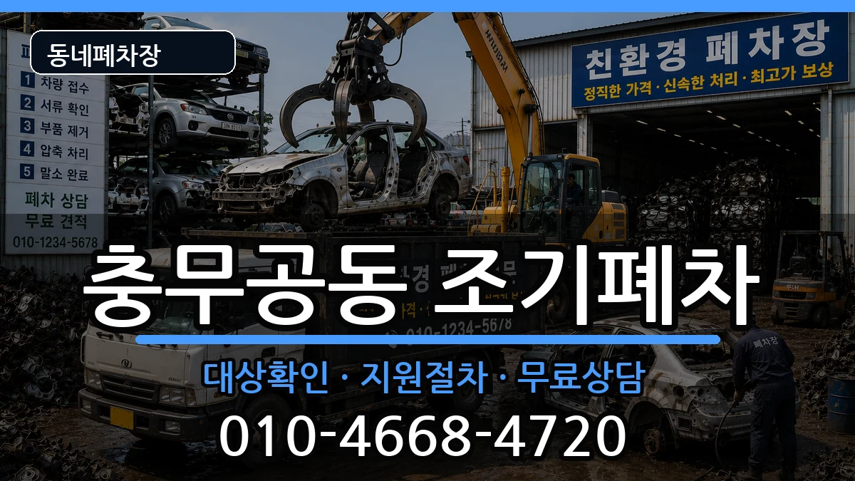 경상남도진주시충무공동 조기폐차 차량 처리 안내 이미지 3