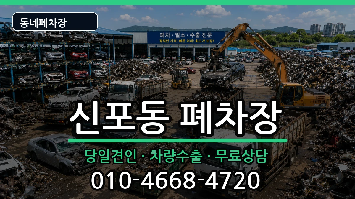 인천광역시중구신포동  폐차 비용형