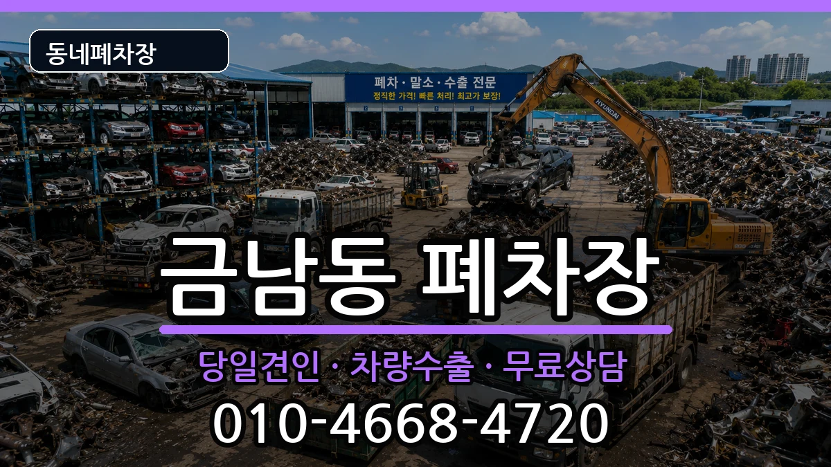전라남도나주시금남동 폐차 차량 처리 안내 이미지 3