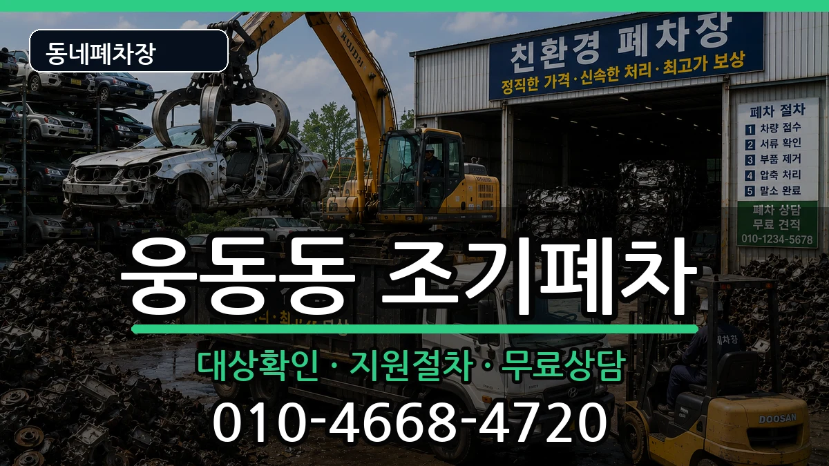 경상남도창원시진해구웅동동 조기폐차 차량 처리 안내 이미지 2