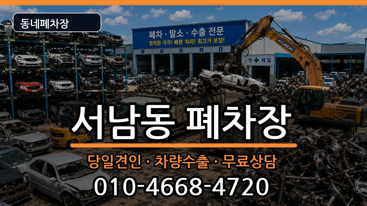 광주광역시동구서남동 폐차 광주광역시동구서남동 폐차 차량 처리 안내 이미지 3