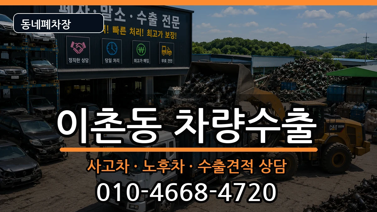 서울특별시용산구이촌동 차량수출 차량 처리 안내 이미지 3
