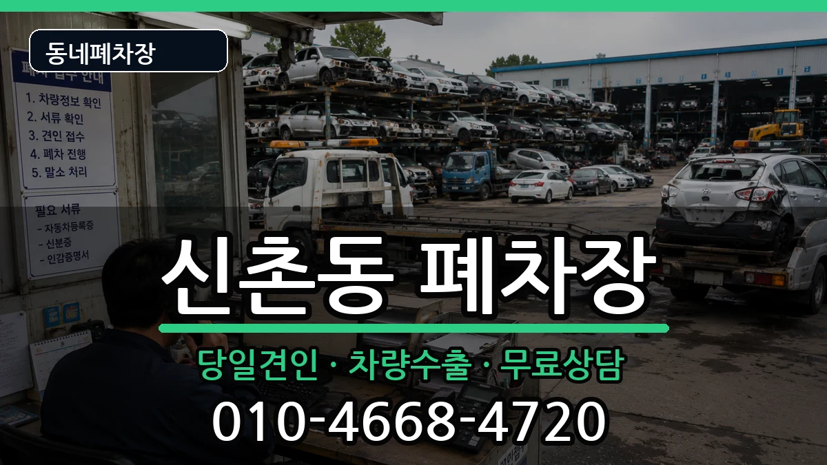 서울특별시서대문구신촌동 폐차 차량 처리 안내 이미지 1