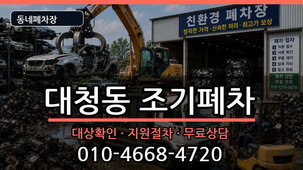 부산광역시중구대청동 조기폐차 부산광역시중구대청동 조기폐차 차량 처리 안내 이미지 3