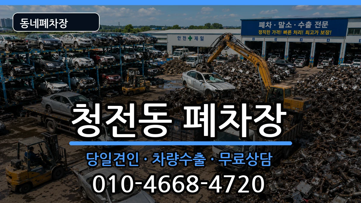 충청북도제천시청전동 폐차 충청북도제천시청전동 폐차 차량 처리 안내 이미지 1