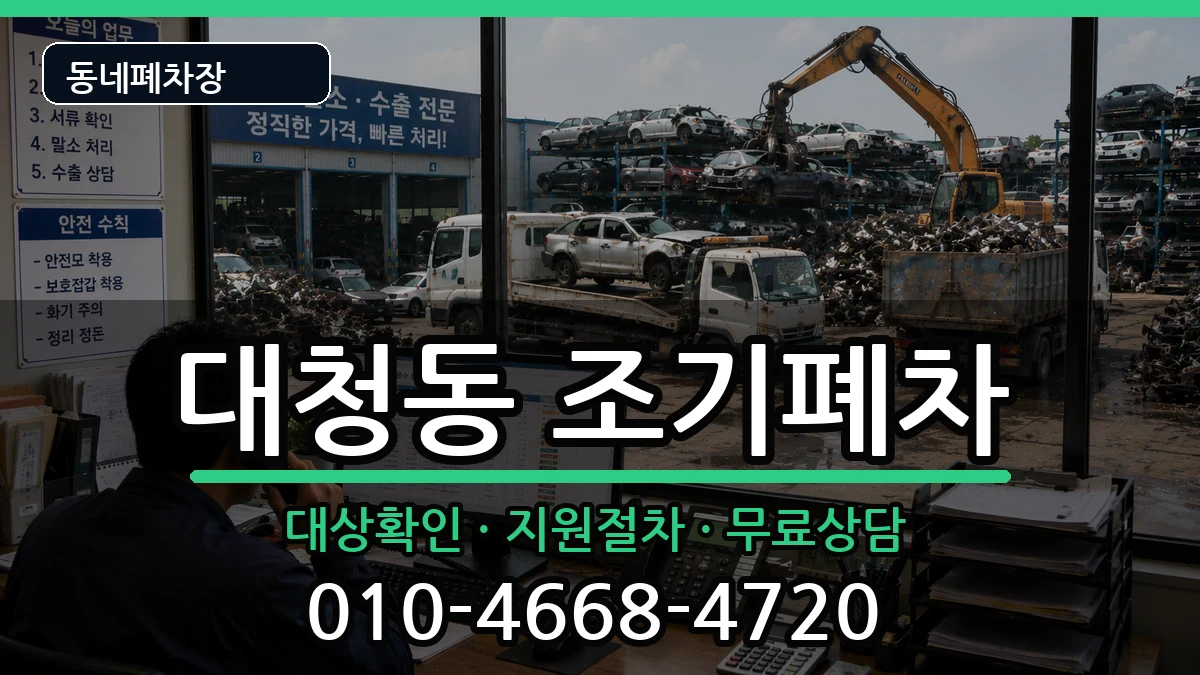부산광역시중구대청동  조기폐차 비용형
