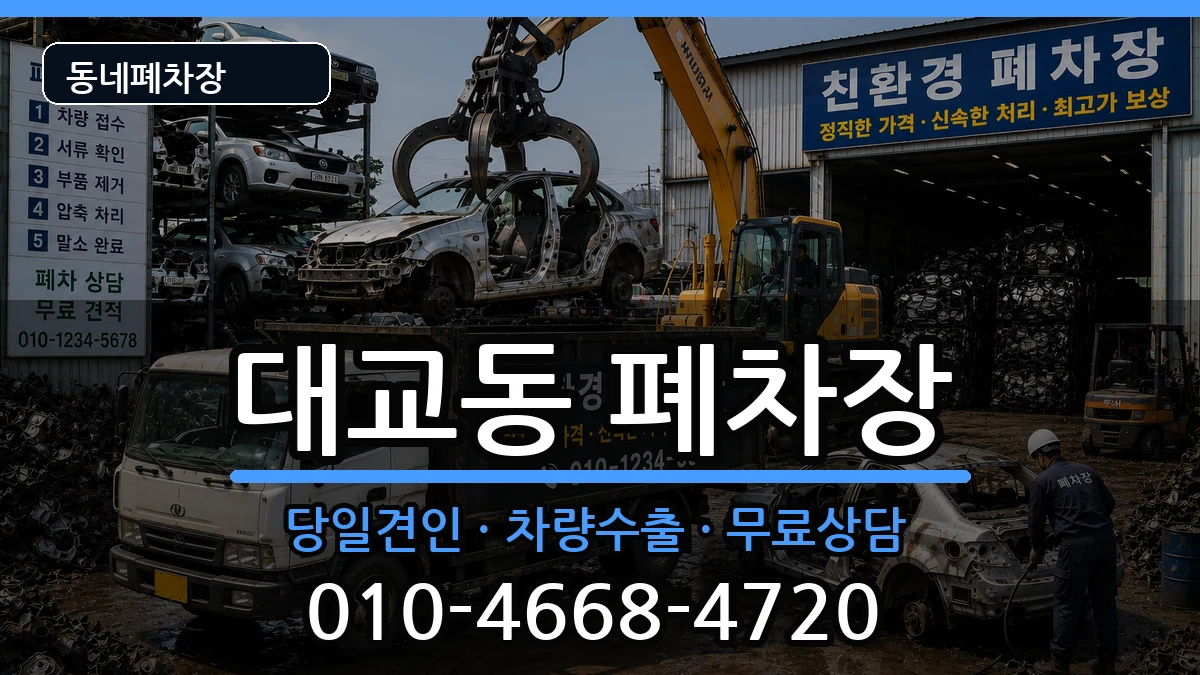 전라남도여수시대교동 폐차 전라남도여수시대교동 폐차 차량 처리 안내 이미지 1