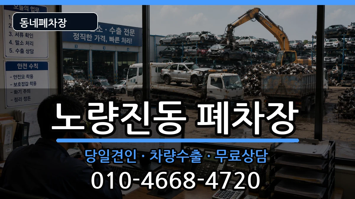 서울특별시동작구노량진동  폐차 FAQ형