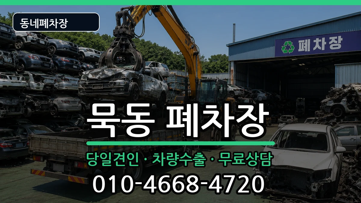 서울특별시중랑구묵동 폐차 차량 처리 안내 이미지 3