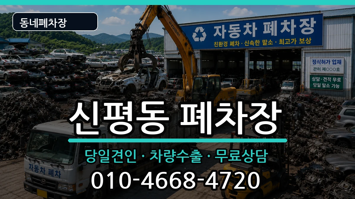 경기도평택시신평동 폐차 경기도평택시신평동 폐차 차량 처리 안내 이미지 2