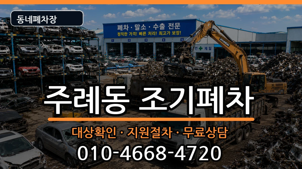 부산광역시사상구주례동 조기폐차 차량 처리 안내 이미지 1