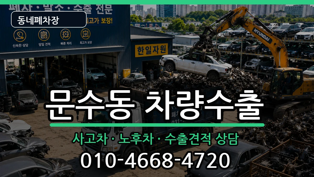 전라남도여수시문수동 차량수출 차량 처리 안내 이미지 2