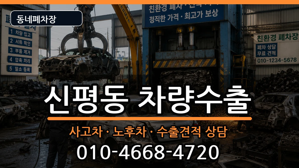 부산광역시사하구신평동  차량수출 정보형