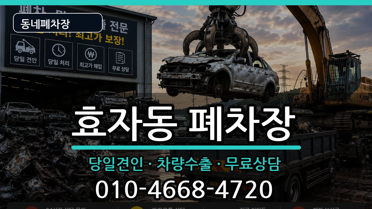 경기도고양시덕양구효자동  폐차 사례형