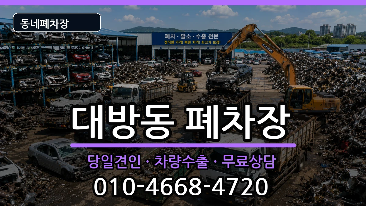 서울특별시동작구대방동 폐차 차량 처리 안내 이미지 3