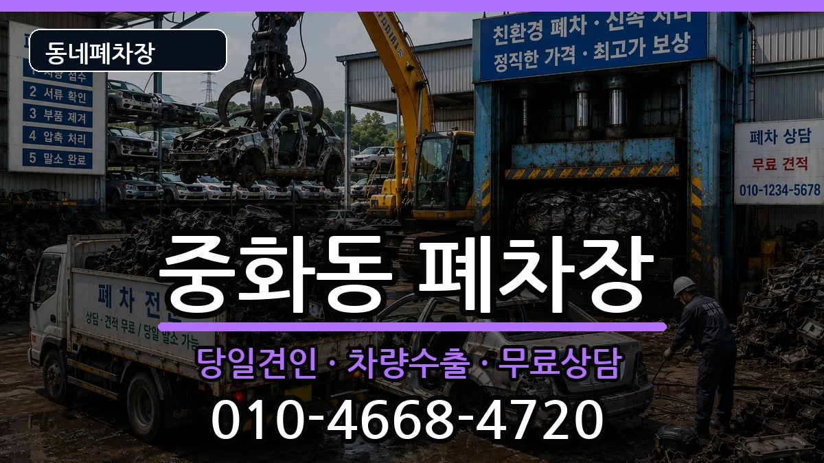 서울특별시중랑구중화동  폐차 지역형