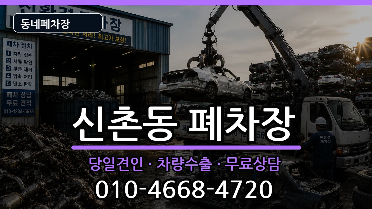 서울특별시서대문구신촌동 폐차 차량 처리 안내 이미지 3
