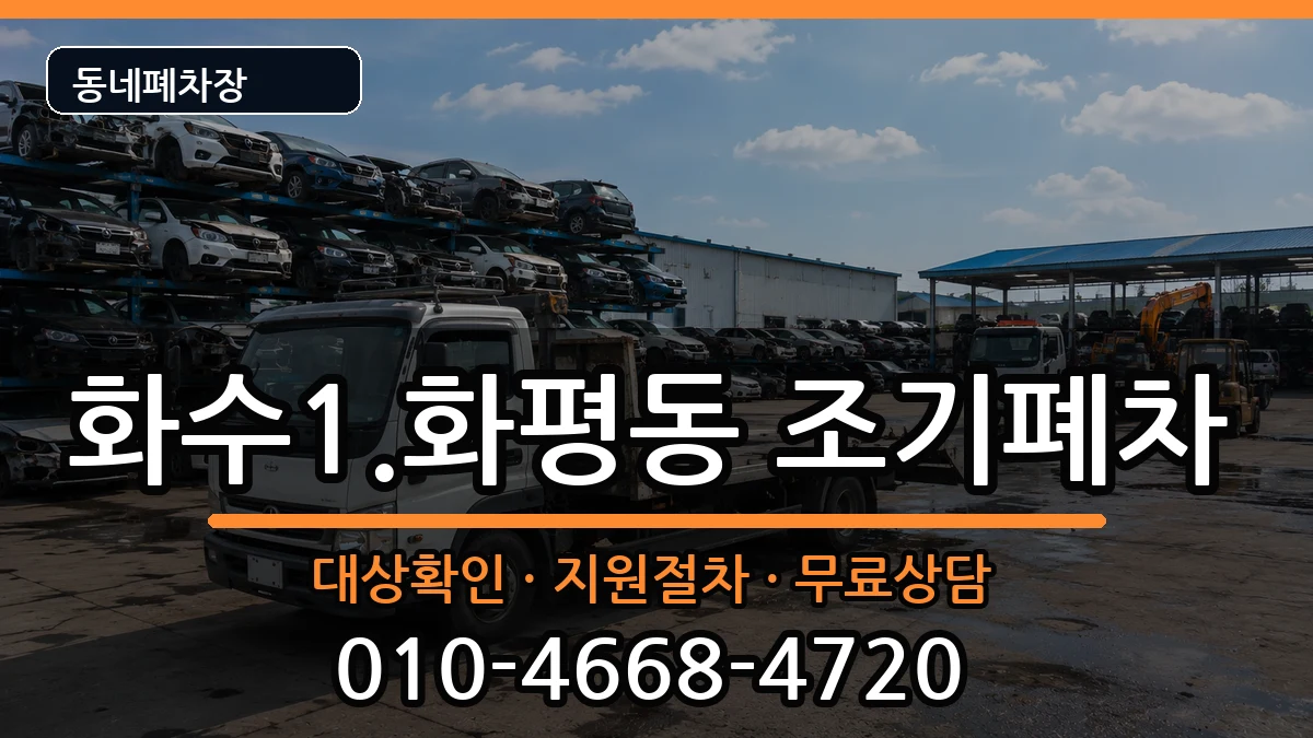 인천광역시동구화수1.화평동 조기폐차 차량 처리 안내 이미지 3