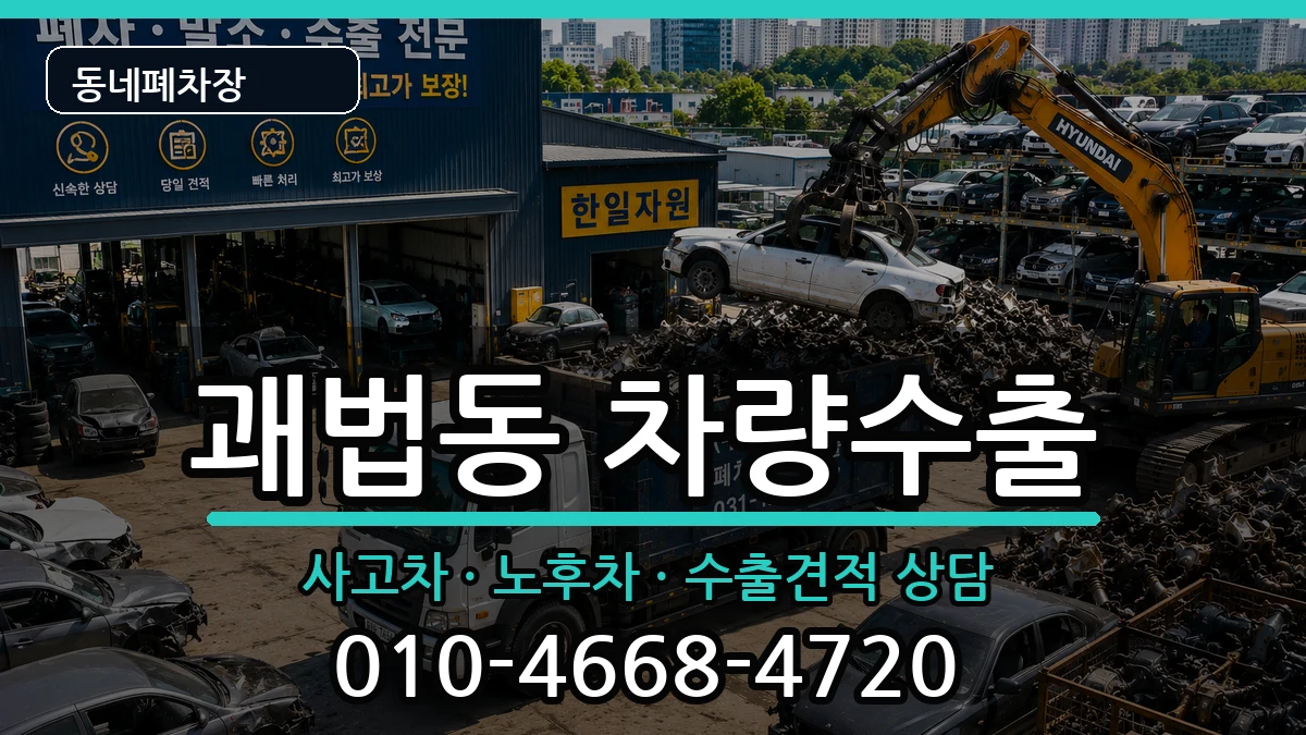 부산광역시사상구괘법동 차량수출 차량 처리 안내 이미지 3