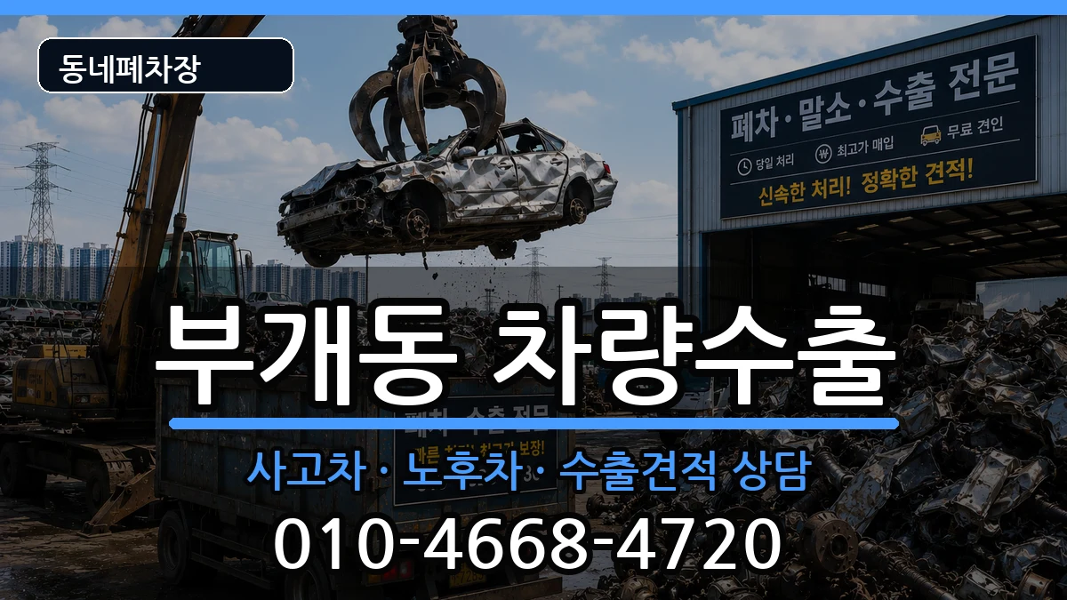 인천광역시부평구부개동 차량수출 인천광역시부평구부개동 차량수출 차량 처리 안내 이미지 1