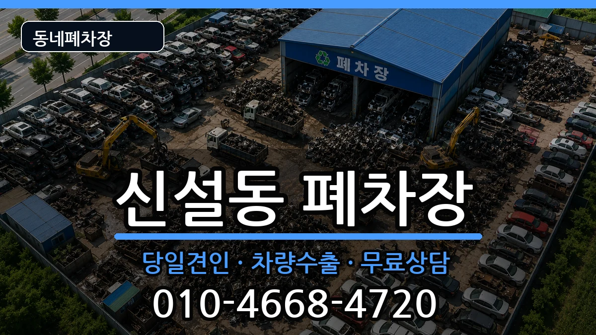 서울특별시동대문구신설동 폐차 차량 처리 안내 이미지 2