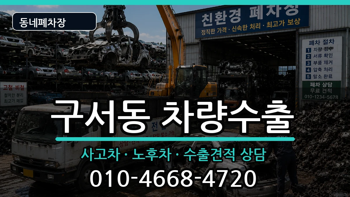 부산광역시금정구구서동 차량수출 차량 처리 안내 이미지 2