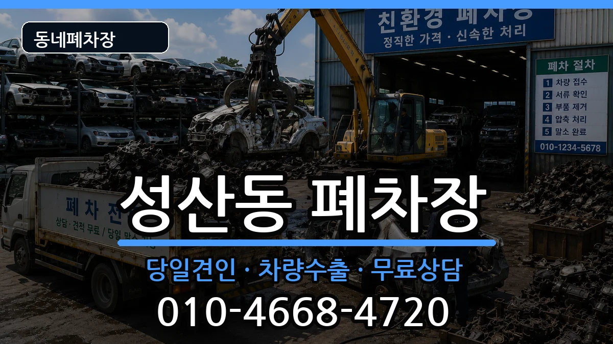 서울특별시마포구성산동 폐차 차량 처리 안내 이미지 3