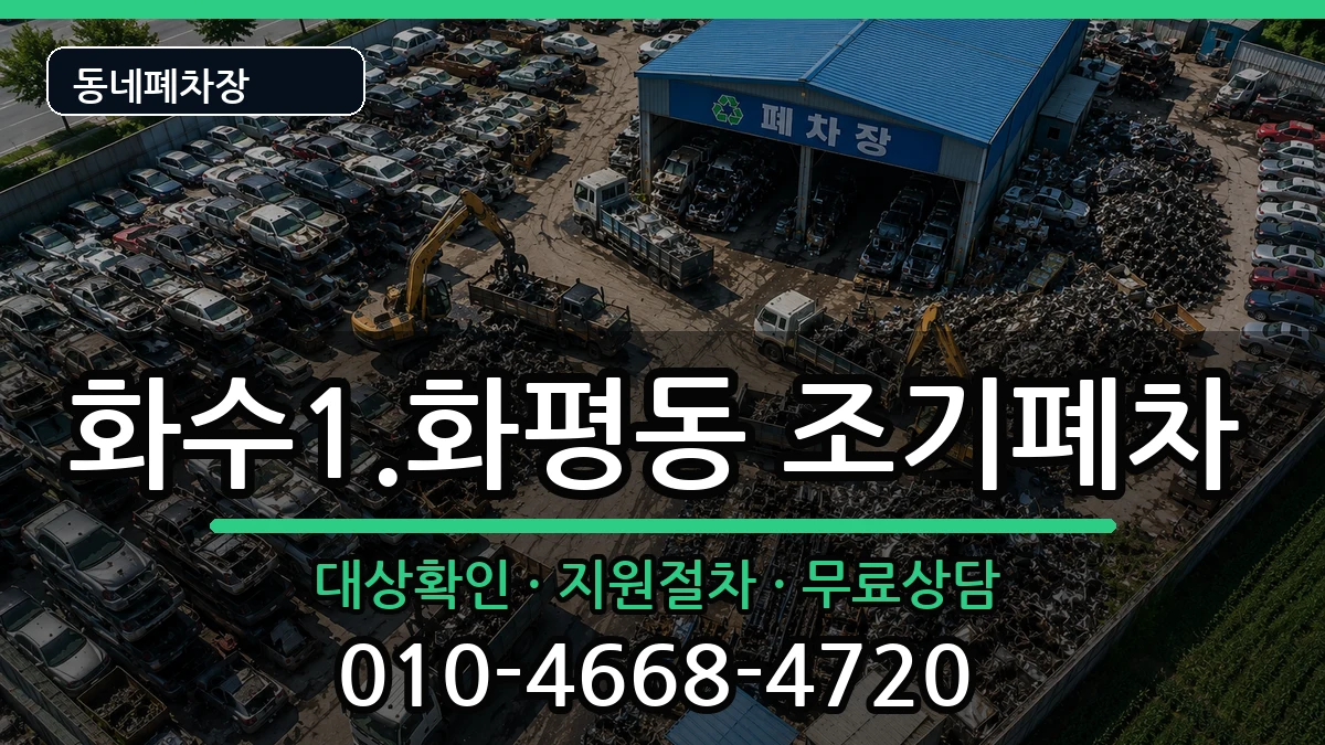 인천광역시동구화수1.화평동 조기폐차 차량 처리 안내 이미지 2