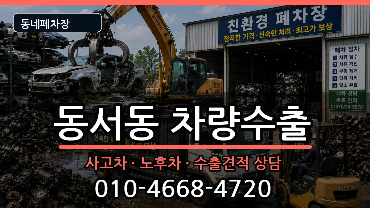 경상남도사천시동서동 차량수출 차량 처리 안내 이미지 3