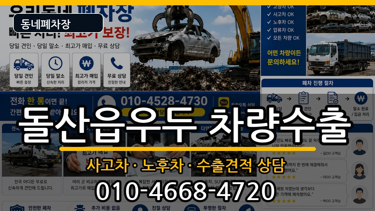 전라남도여수시돌산읍우두  차량수출 비교형
