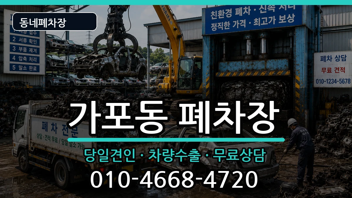 경상남도창원시마산합포구가포동 폐차 차량 처리 안내 이미지 1