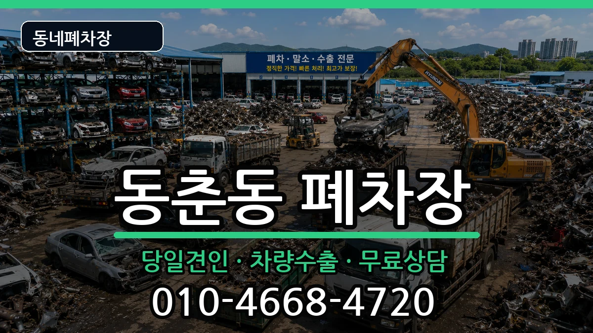 인천광역시연수구동춘동 폐차 인천광역시연수구동춘동 폐차 차량 처리 안내 이미지 2
